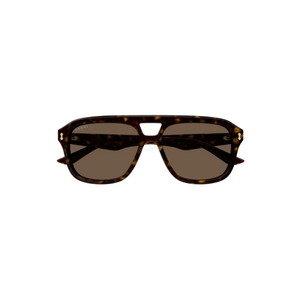 NEW GUCCI GG1263S 006 UNISEX AVIATOR BROWN HAVANA SUNGLASSES GUCCI